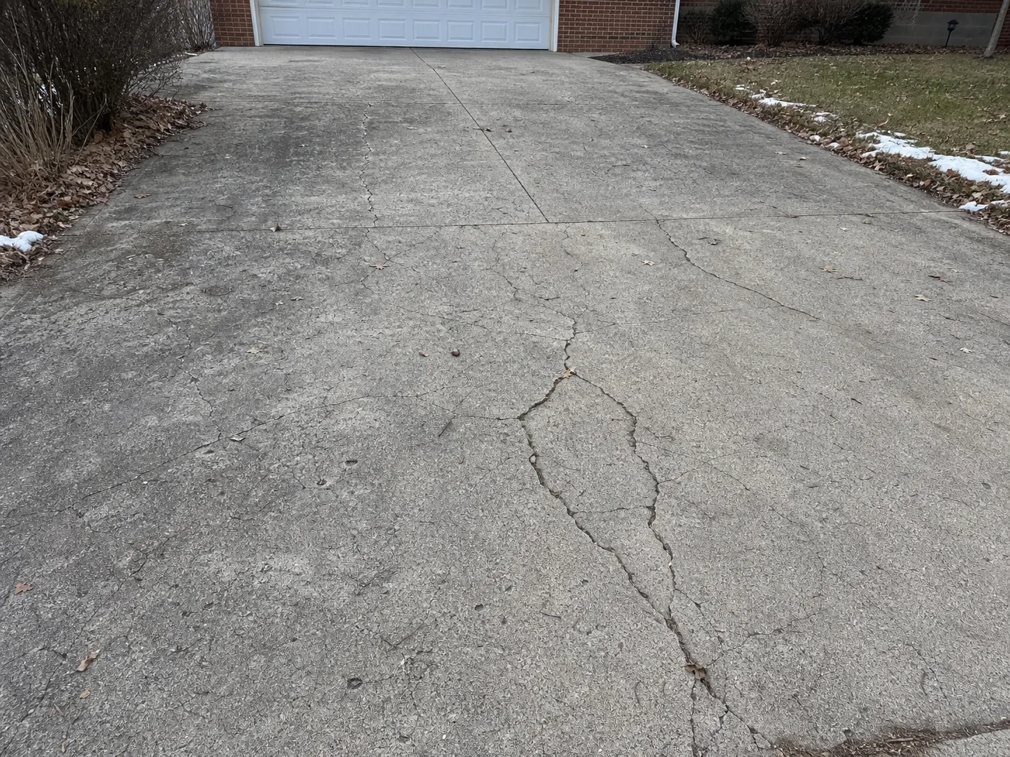 Concrete driveway Duncansville Pennsylvania Blair County US-220 corridor residential freeze-thaw Joe